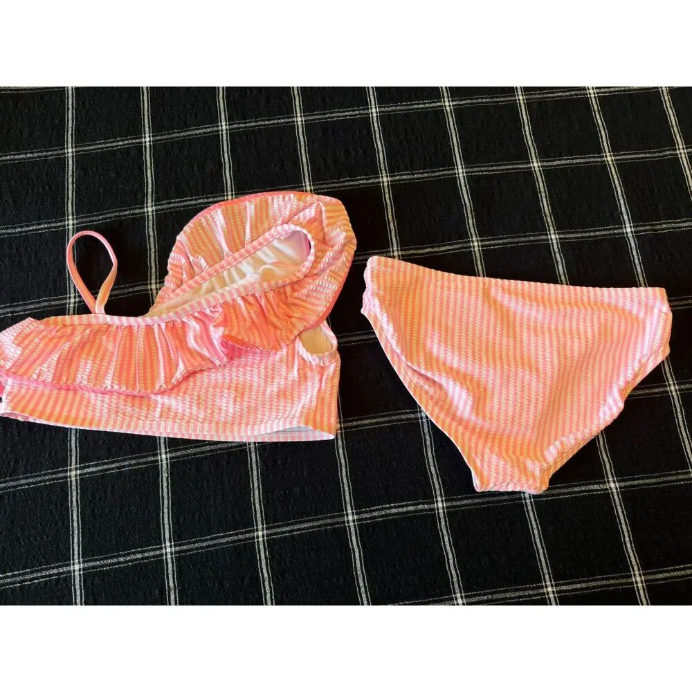 Bright Pink And White Gap Kids Swimsuit Size XL 14/16